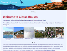 Tablet Screenshot of glossa-houses.com